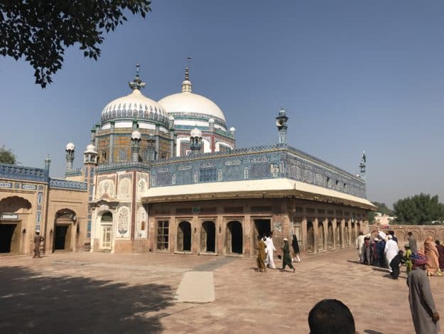 Artisan creating hand embroidery in Rajanpur